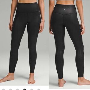 Lululemon Align Ribbed High-Rise shine leggings size 8